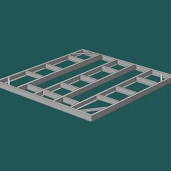 Arrow Floor Frame & Base Kits-Base Kits for Sheds 8 ft. x 8 ft., 10 ft. x 8 ft., and 10 ft. x 9 ft.