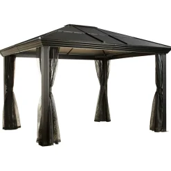 Sojag Hard-Top Gazebos-Cambridge Hardtop Gazebo, 10 ft. x 12 ft.