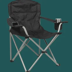 Camp & Go Quad Chairs-CAMP&GO Black Heavy Duty Quad Chair