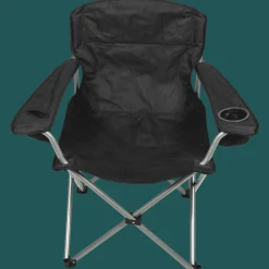 Camp & Go Quad Chairs-CAMP&GO Black Heavy Duty Quad Chair