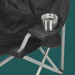 Camp & Go Quad Chairs-CAMP&GO Black Heavy Duty Quad Chair