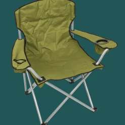 Camp & Go Quad Chairs-CAMP&GO Green Heavy Duty Heated Quad Chair