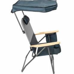 Camp & Go Canopy Chairs-CAMP&GO Selkirk XXL MaxShade Chair Black