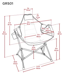 Camp & Go Swinging Hammock Chairs-CAMP&GO Swinging Hammock Chair