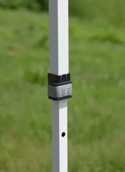 QuikShade Pop-Up Canopies-Commercial C200 Straight Leg Pop-Up Canopy, 10 ft. x 20 ft. White