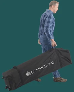 QuikShade Pop-Up Canopies-Commercial C200 Straight Leg Pop-Up Canopy, 10 ft. x 20 ft. White