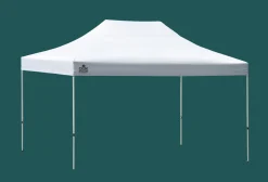 QuikShade Pop-Up Canopies-Commercial C150 Straight Leg Pop-Up Canopy, 10 ft. x 15 ft. White