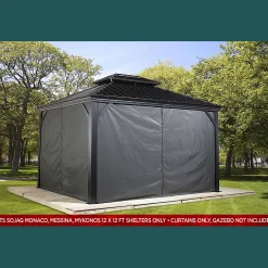 Sojag Gazebo Curtains-Curtains for Monaco Gazebo (Gazebo Not Included)