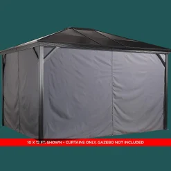 Sojag Gazebo Curtains-Curtains for Verona Gazebo (Gazebo Not Included)