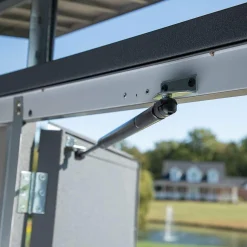 Sojag Metal Sheds-Denali Steel Storage Shed, 8 ft. x 5 ft. Anthracite