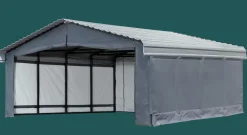Arrow Carport Enclosure Kits And Walls|Boat-Enclosure Kit for Carport