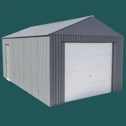 Sojag Metal Garages-Everest Steel Garage, Wind and Snow Rated Storage Building Kit
