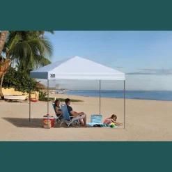 QuikShade Canopy Tents|Pop-Up Canopies-Expedition EX144 Straight Leg Pop-Up Canopy, 12 ft. x 12 ft. Green
