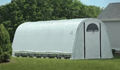 ShelterLogic Portable Greenhouses-GrowIT® Heavy Duty Round Greenhouse, 12 ft. x 24 ft. x 8 ft.