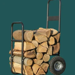 ShelterLogic Firewood Storage-Haul-It Wood Mover Rolling Firewood Cart