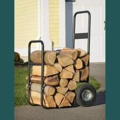ShelterLogic Firewood Storage-Haul-It Wood Mover Rolling Firewood Cart