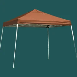 ShelterLogic Canopy Tents-HD Series Slant Leg Pop-Up Canopy, 12 ft. x 12 ft. Terracotta