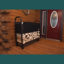 ShelterLogic Firewood Storage-Heavy Duty Firewood Rack, 4 ft.