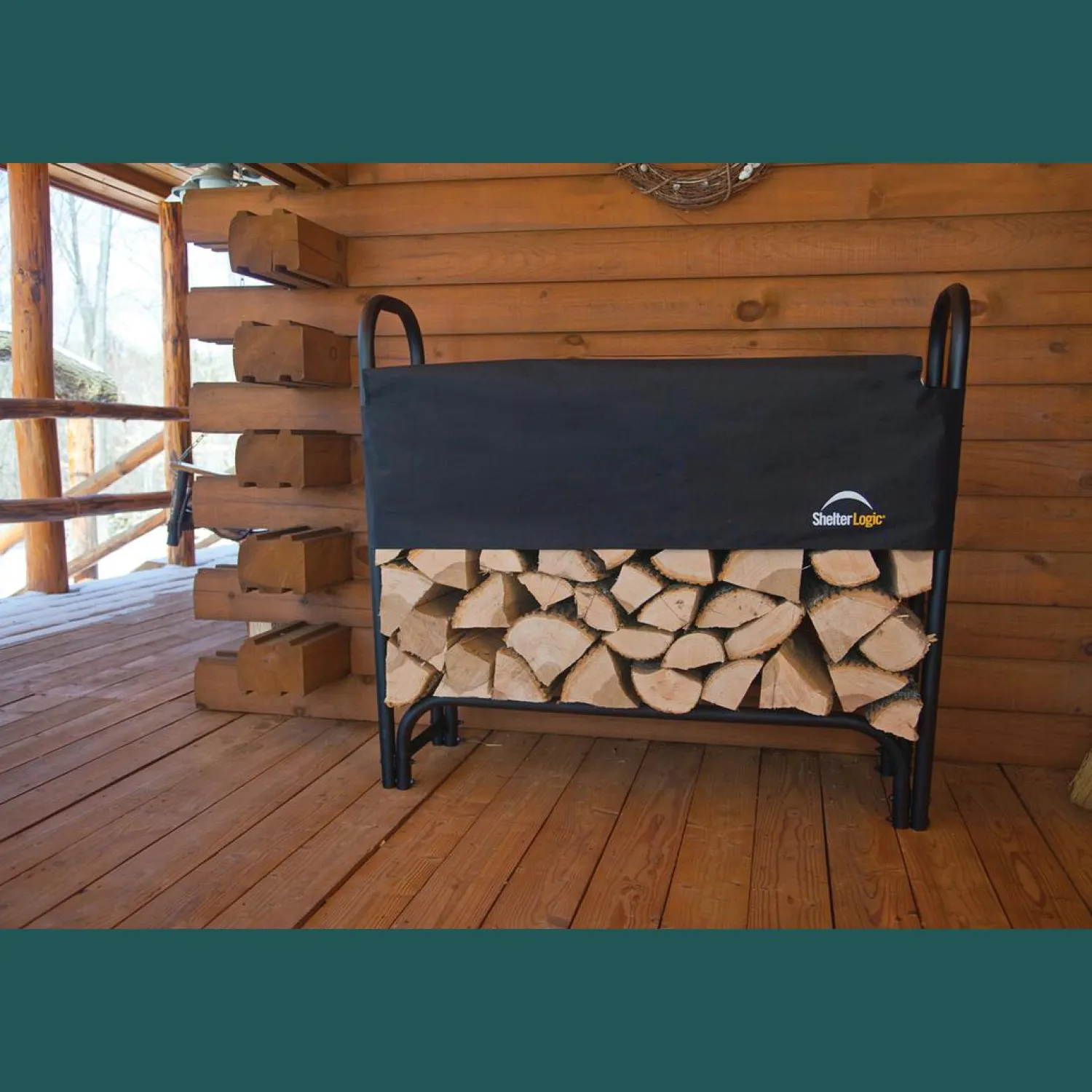 ShelterLogic Firewood Storage-Heavy Duty Firewood Rack, 4 ft.