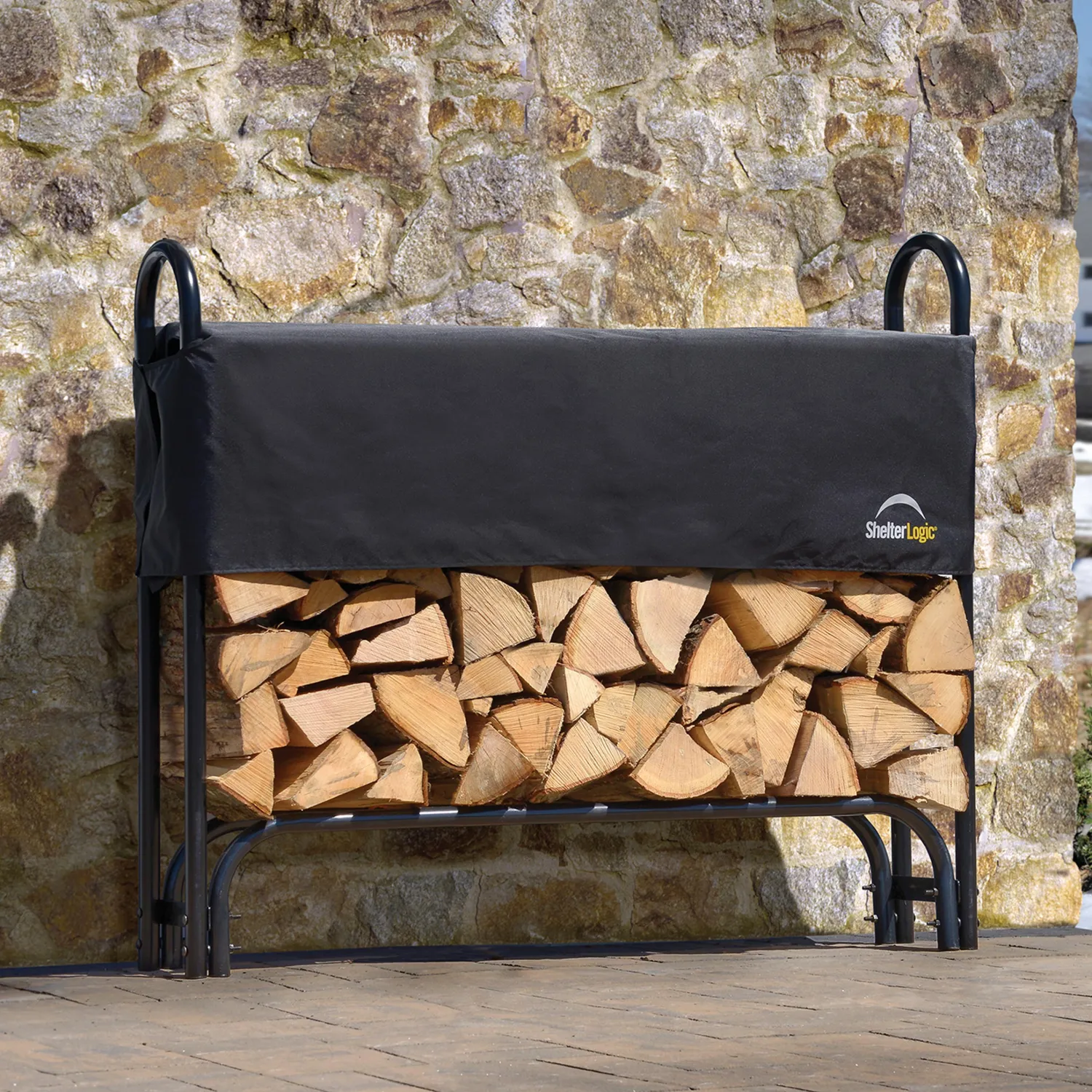 ShelterLogic Firewood Storage-Heavy Duty Firewood Rack, 4 ft.