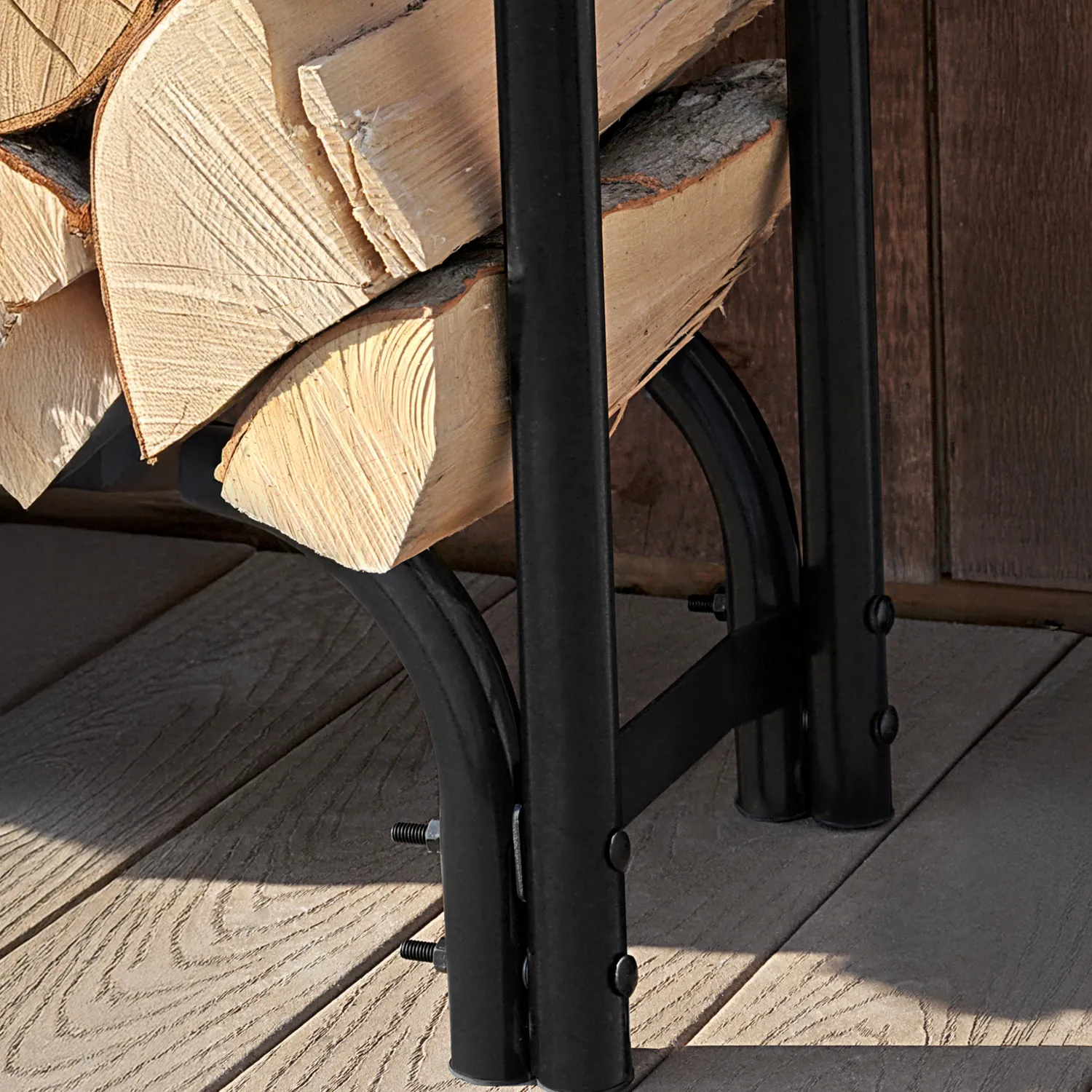 ShelterLogic Firewood Storage-Heavy Duty Firewood Rack, 8 ft.