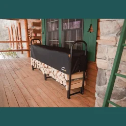 ShelterLogic Firewood Storage-Heavy Duty Firewood Rack, 8 ft.
