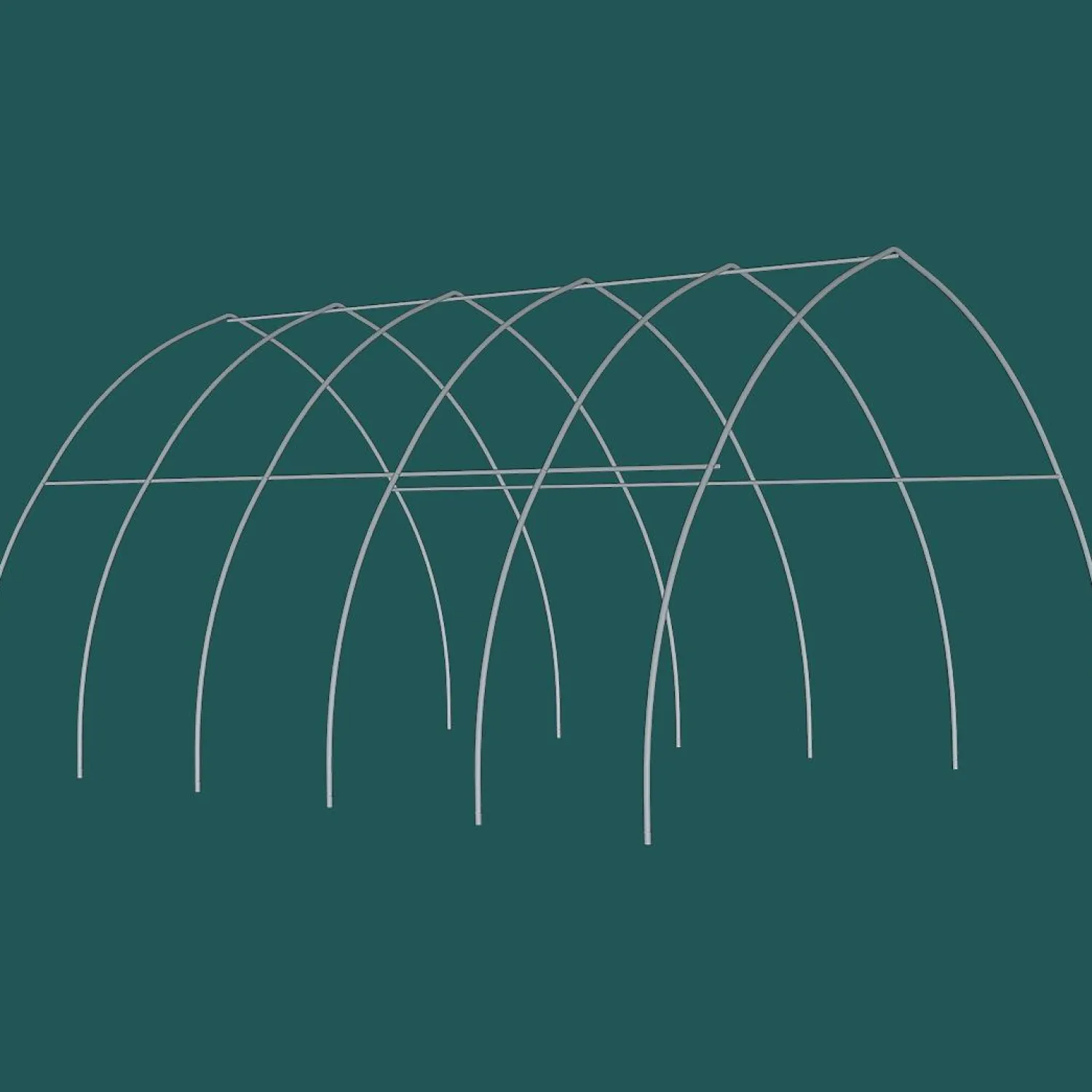 ShelterLogic High Tunnel Greenhouses-High Tunnel Greenhouse, Frame Only