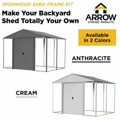 Arrow Metal Sheds-Ironwood Shed Frame Kit