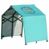 Life is Good® Pet Shade-2 x 4 x 3 ft Teal Blue You Had Me at Woof Pop-up Dog Shade