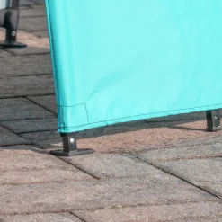 Life is Good® Pet Shade-2 x 4 x 3 ft Teal Blue You Had Me at Woof Pop-up Dog Shade