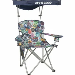 Life is Good® Quad Chairs|Canopy Chairs-Blue Quad Chair With Canopy