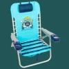 Life is Good® Backpack Beach Chairs-Island Blue Lace-up Backpack Beach Chair