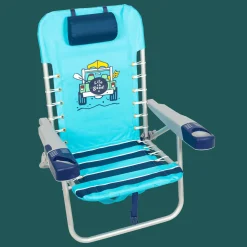 Life is Good® Backpack Beach Chairs-Island Blue Lace-up Backpack Beach Chair