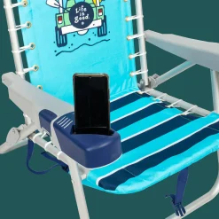 Life is Good® Backpack Beach Chairs-Island Blue Lace-up Backpack Beach Chair