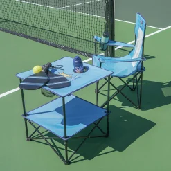 Life is Good® Quad Chairs-Light Blue Mesh Back Quad Chair