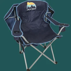 Life is Good® Canopy Chairs|Canopy Beach Chairs-Navy Blue Canopy Chair