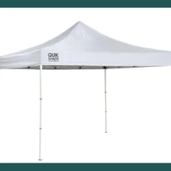 QuikShade Pop-Up Canopies|Canopy Tents-Marketplace MP100UC Straight Leg Pop-Up Canopy, 10 ft. x 10 ft. White