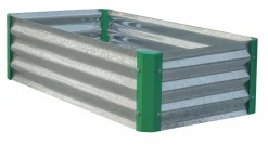 Miracle-Gro Raised Beds-Miracle Gro 2 x 4 x 1 ft Galvanized/Green ® Raised Garden Bed