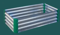 Miracle-Gro Raised Beds-Miracle Gro 2 x 4 x 1 ft Galvanized/Green ® Raised Garden Bed