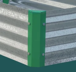 Miracle-Gro Raised Beds-Miracle Gro 2 x 4 x 1 ft Galvanized/Green ® Raised Garden Bed