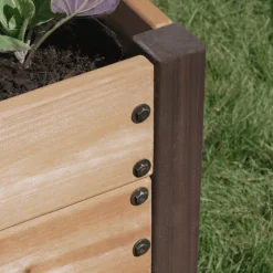 Miracle-Gro Raised Beds-Wood 4 x 8 x 1 ft. 2-tier Raised Garden Bed