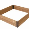 Miracle-Gro Raised Beds-Wood 4 x 4 x 1 ft Raised Garden Bed