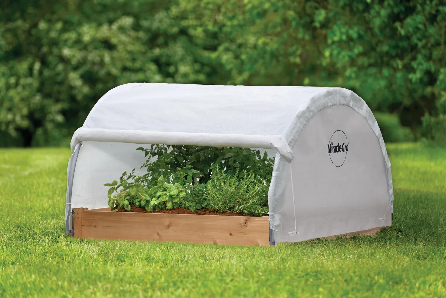 Miracle-Gro Raised Beds|Portable Greenhouses-4x4 ft. Raised Bed Greenhouse
