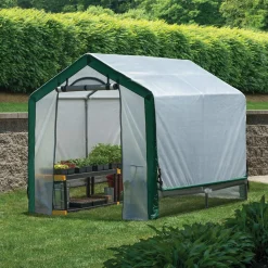 ShelterLogic Portable Greenhouses-Organic Growers Greenhouse, 6 ft. x 8 ft. x 6.5 ft