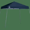 QuikShade Pop-Up Canopies-Quik Shade Expedition Blue Slant Leg Pop-Up Canopy