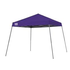 QuikShade Pop-Up Canopies|Canopy Tents-Quik Shade Expedition Purple and Grey 10x10 ft. Slant Leg Pop-up Canopy