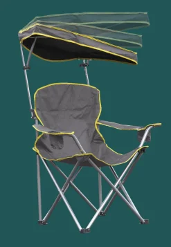 QuikShade Canopy Chairs|Canopy Beach Chairs-Quik Shade Heavy Duty MaxShade™ Chair, Gray