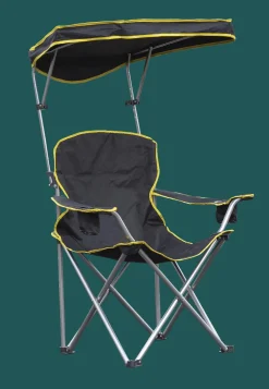 QuikShade Canopy Chairs|Canopy Beach Chairs-Quik Shade Heavy Duty MaxShade™ Chair, Black