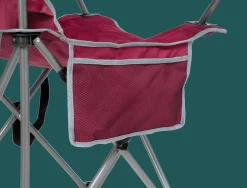 QuikShade Canopy Chairs|Canopy Beach Chairs-Quik Shade Max Shade Folding Chair - Red/Gray