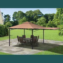 ShelterLogic Soft-Top Gazebos-Redwood Gazebo, 11 ft. x 11 ft. Bronze